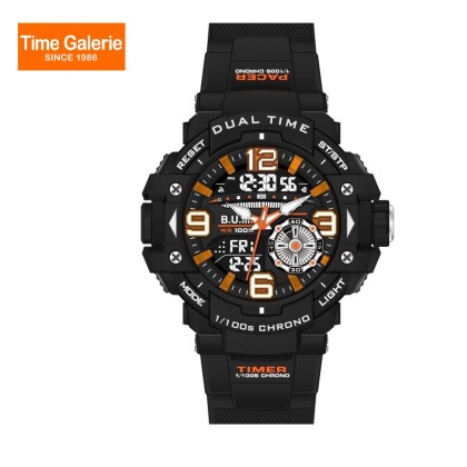BUM Men BUMWB98009A Sports Black Strap Watch BUM Men BUMWB98009A Sports Black Strap Watch